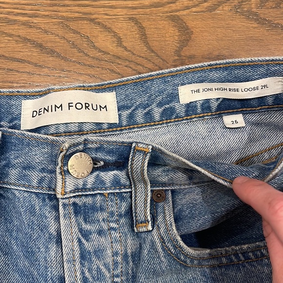 *SOLD* Denim Forum The Joni High Rise Loose - Picture 4 of 5